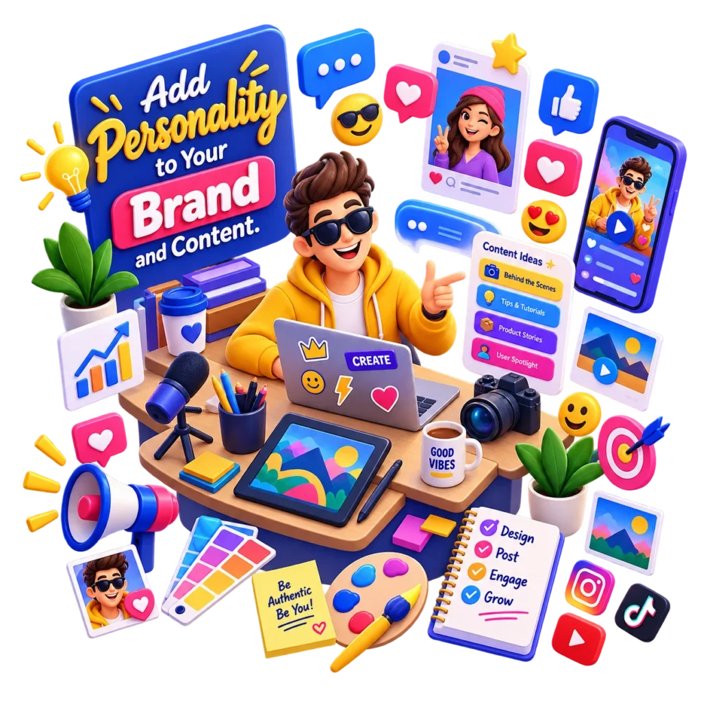 Add Personality to Your Brand and Content
